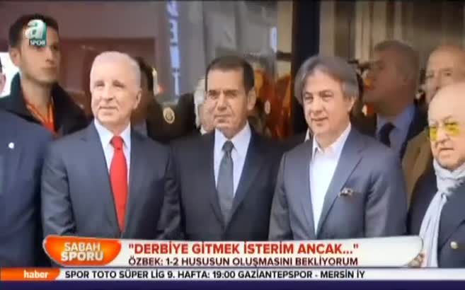 "Derbiye gitmek isterim ancak..."