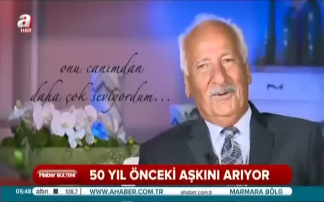50 yıl önceki aşkını arıyor