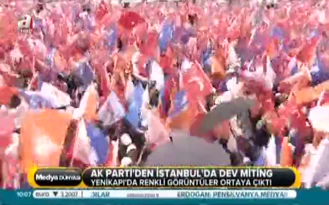 Dev mitingden çarpıcı detaylar