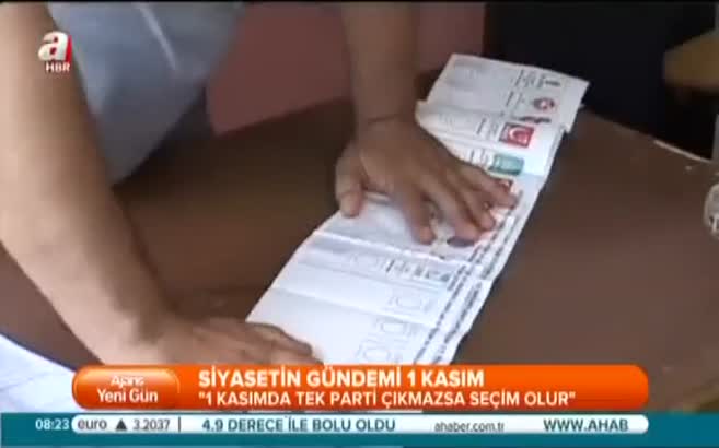 1 Kasım'da eğer tek parti çıkmazsa...
