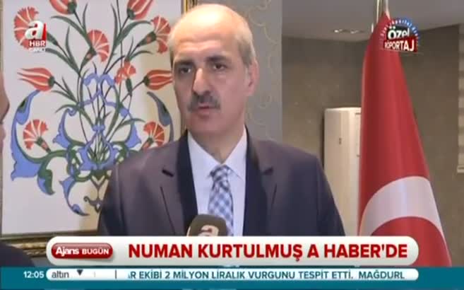 Numan Kurtulmuş: Türkiye barış ülkesi olacak