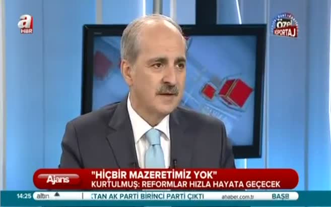 Numan Kurtulmuş: Antidemokratik yasalar yenilenmeli