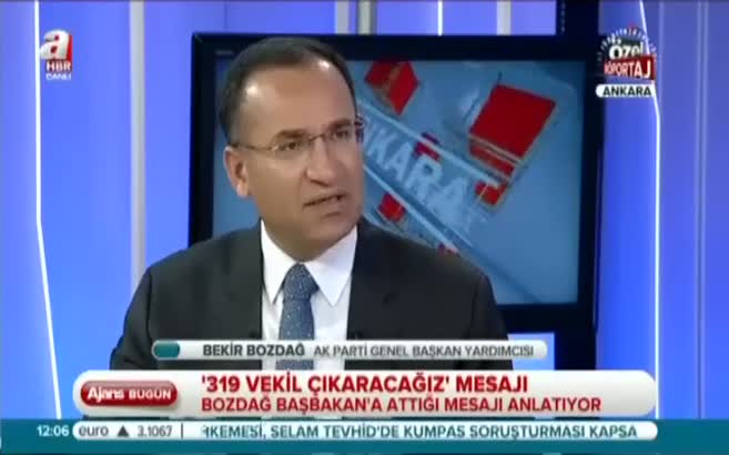 Bekir Bozdağ, Başbakan'a attığı mesajı anlattı