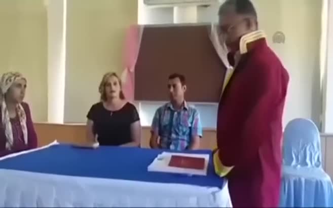 Damat "Hayır" dedi nikah memuru töreni terketti