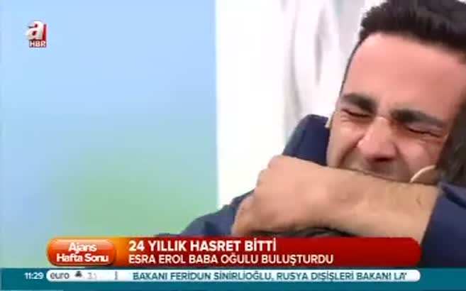Esra Erol baba oğulu buluşturdu