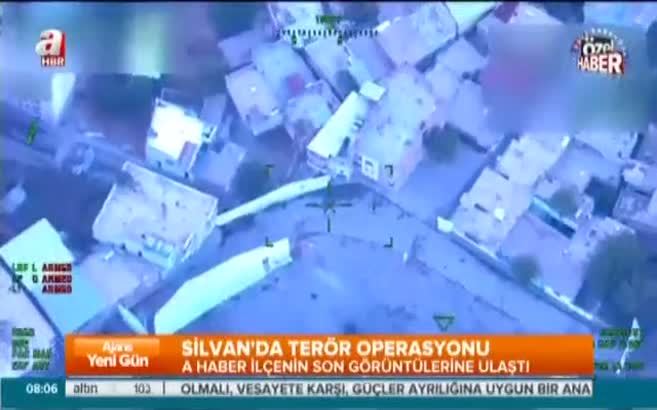 Silvan havadan görüntülendi