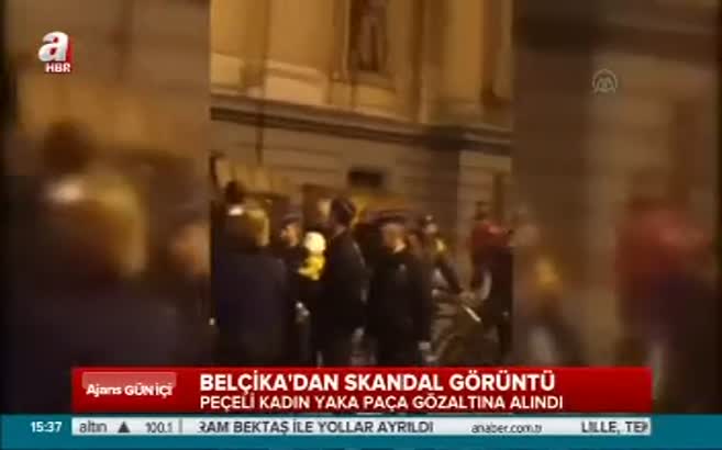 Belçika'da 'peçe' gözaltısı