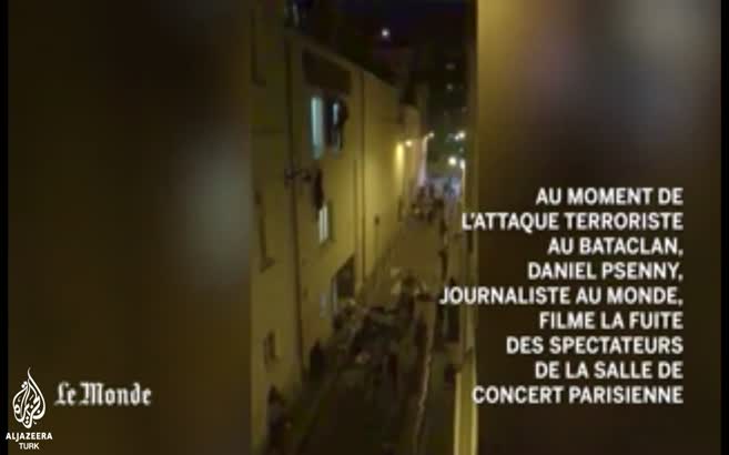Bataclan konser salonuna yapılan saldırıdan ilk görüntüler!