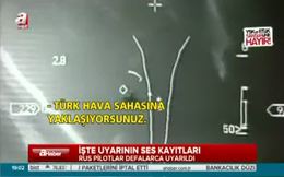 Rus uçağına uyarının orijinal ses kaydı