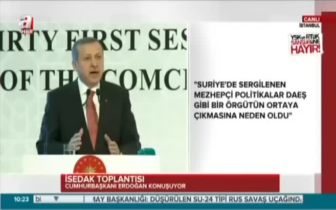 Erdoğan: Sabrımızı zorlayarak...