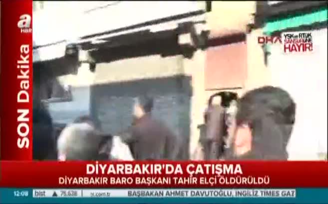 Tahir Elçi öldürüldü! İşte çatışma anı