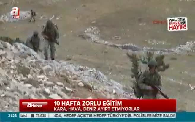 Komandoların nefes kesen görüntüleri!