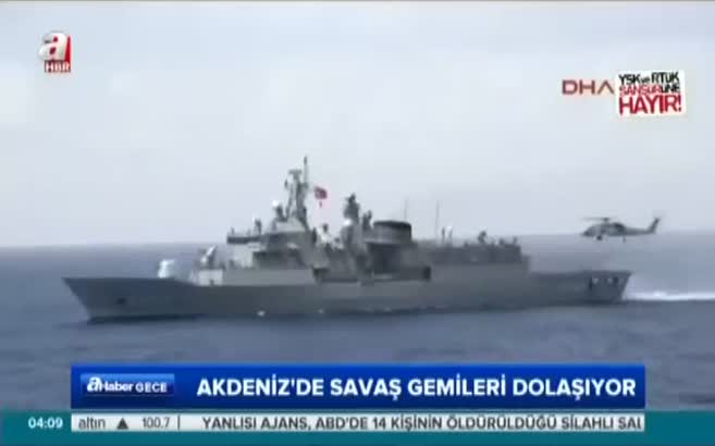 34 Türk savaş gemisi Akdeniz'de!