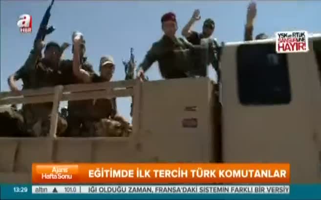 Peşmerge'yi Türk askeri eğitiyor