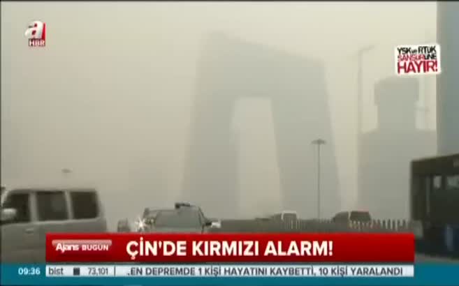 Çin'de kırmızı alarm!