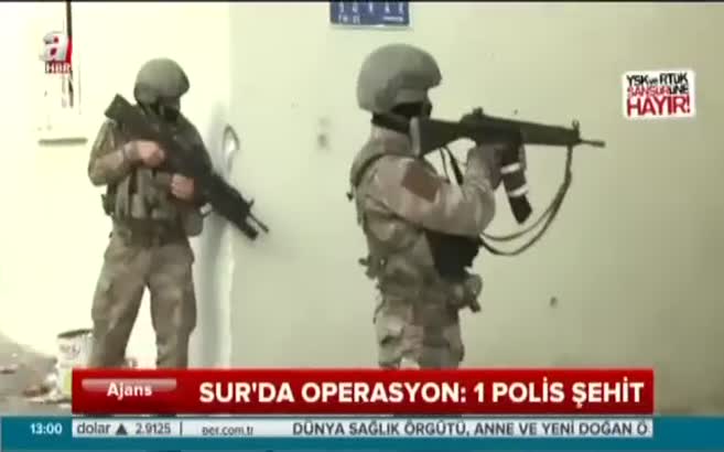 Diyarbakır'da 1 polis şehit oldu