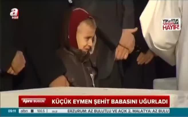 Şehit oğlundan yürek yakan sözler
