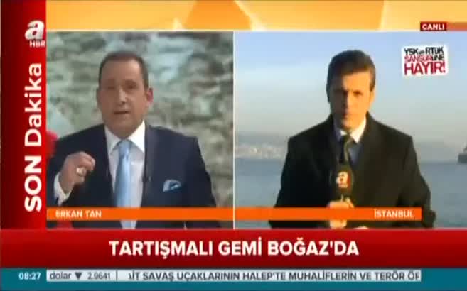 Tartışmalı Rus savaş gemisi boğazdan geçiş yaptı