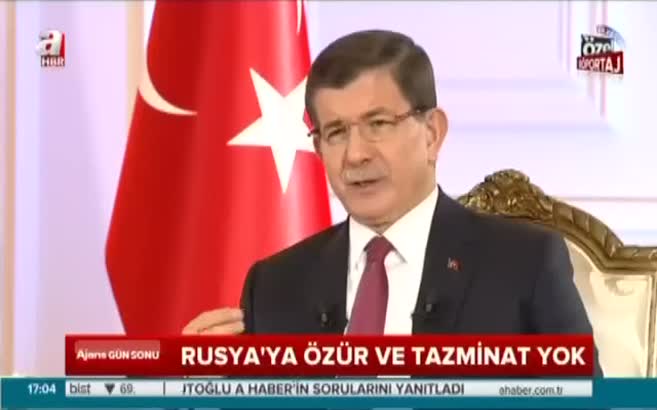 Rusya'ya özür ve tazminat yok