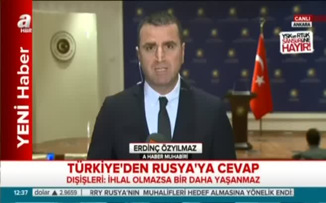 Rusya'ya jet yanıt geldi