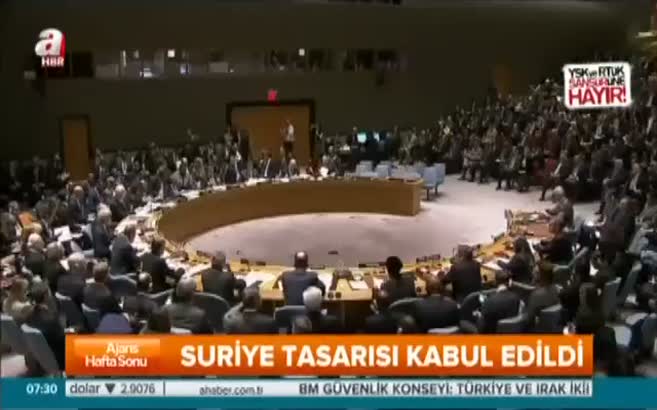 BM'de Suriye tasarısına onay