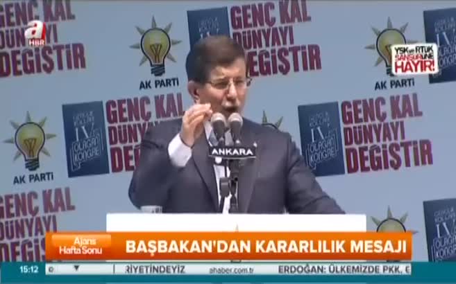 Başbakan'dan kararlılık mesajı