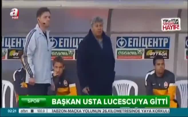 Başkan usta Lucescu'ya gitti