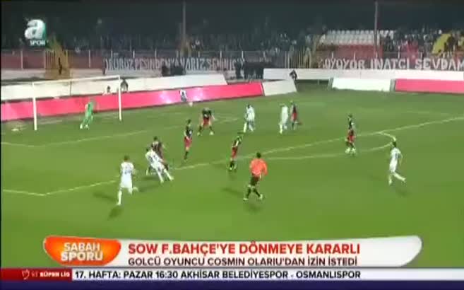 Sow Fenerbahçe'ye dönmeye kararlı