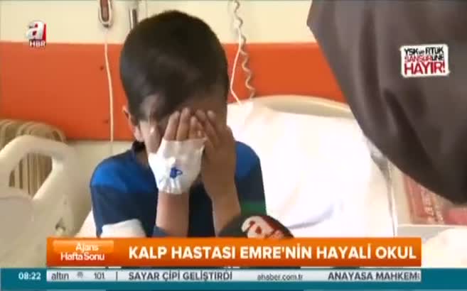 Doğuştan kalbinin yarısı yok