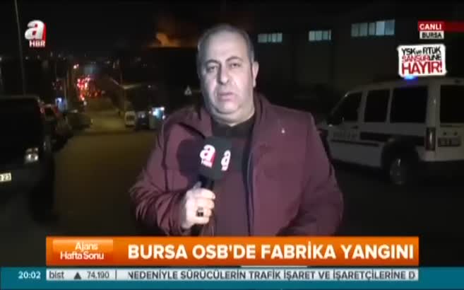 Bursa'da büyük yangın