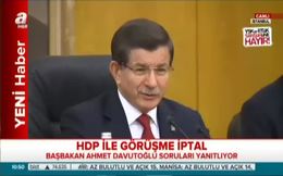 Davutoğlu’ndan HDP’ye çok sert çıkış