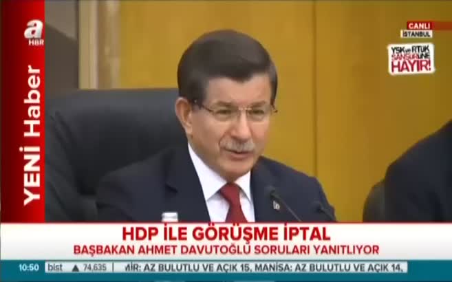 Davutoğlu'ndan HDP'ye çok sert çıkış
