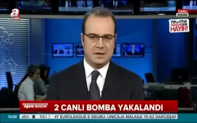 Ankara'da iki canlı bomba yakalandı