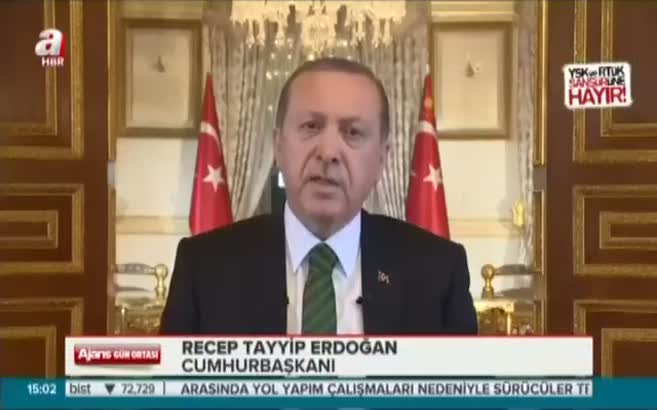 Cumhurbaşkanı Erdoğan'dan yeni mesajı