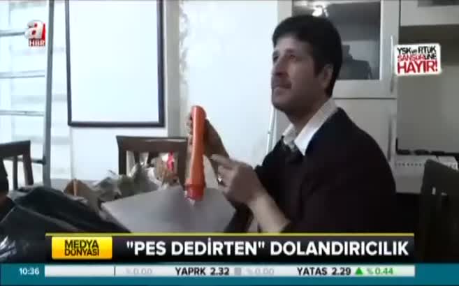 "Pes dedirten" dolandırıcılık
