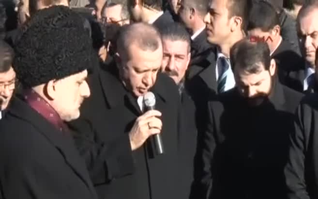 Erdoğan, Karakaya için Kur'an okudu