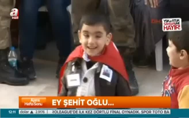 Şehidin oğluna mektup...