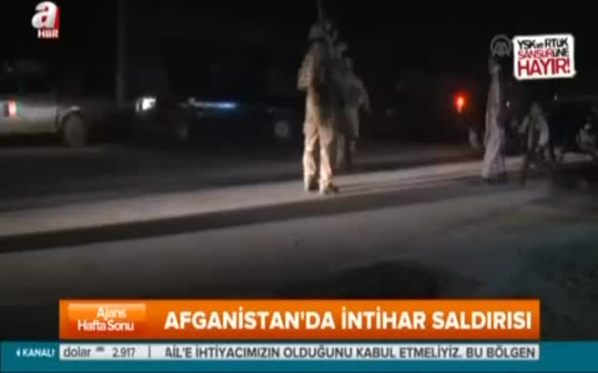 Afganistan'da intihar saldırısı