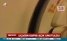 Uçağın kapısı açık unutuldu - 1