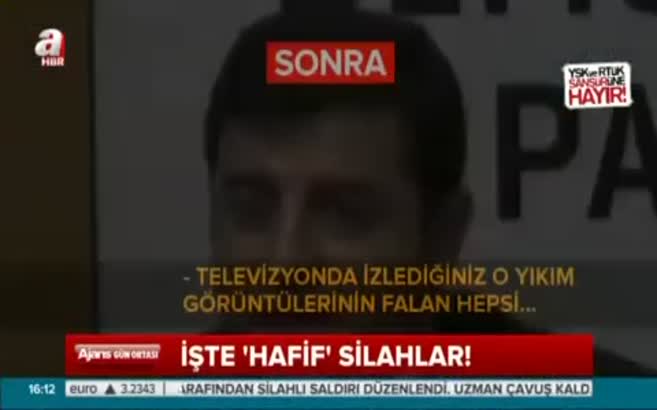 ANALİZ- İşte Demirtaş'ın "hafif" dediği silahlar