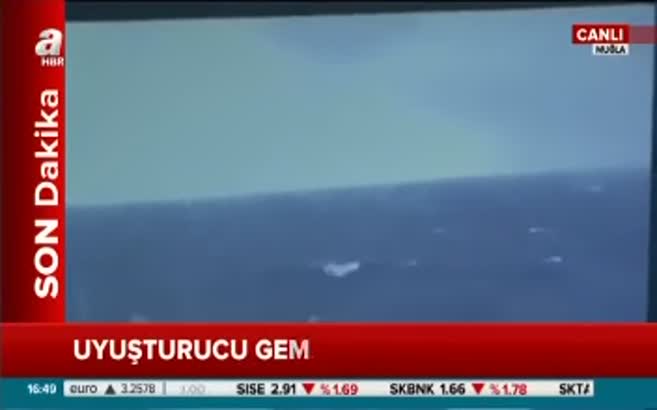 İşte uyuşturucu gemisine operasyon anı
