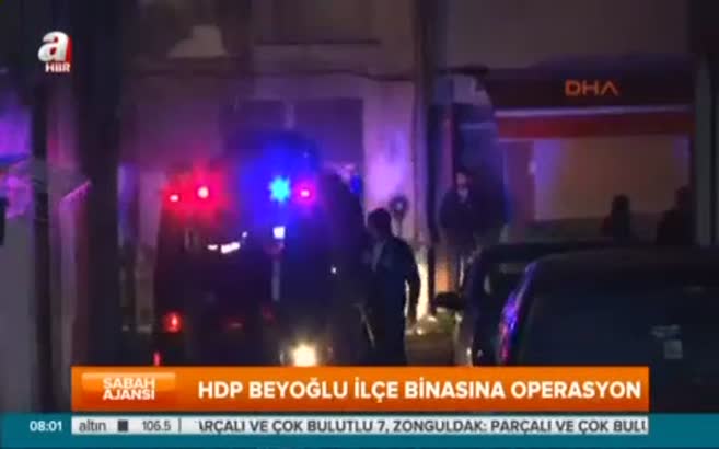 HDP binasına operasyon