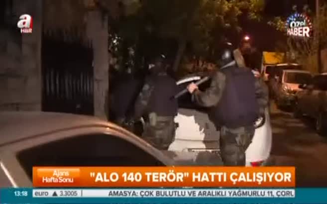 "Alo 140 terör" hattı, 525 bin lira ödül dağıttı