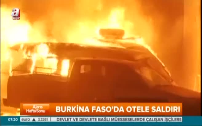 Otele bomba yüklü araçla saldırdılar