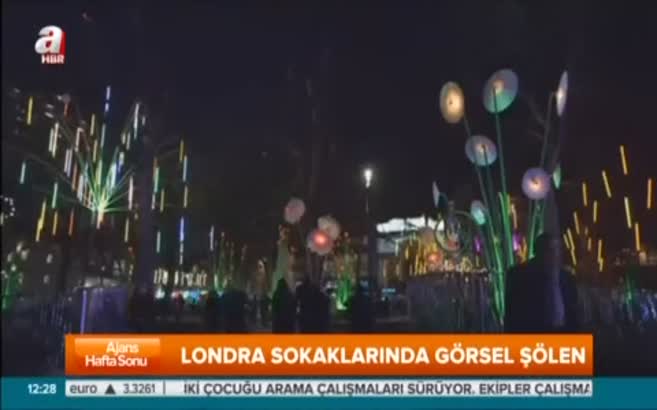 Londra sokaklarında görsel şölen