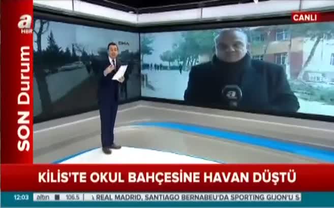 A Haber roketle vurulan okulda