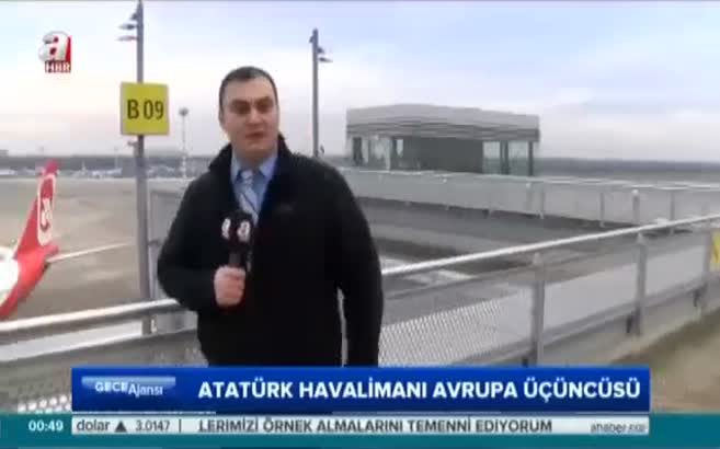 Atatürk Havalimanı Avrupa üçüncüsü