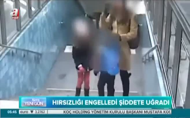 Metroda hırsız dehşeti! Kadına tekme tokat saldırdı!