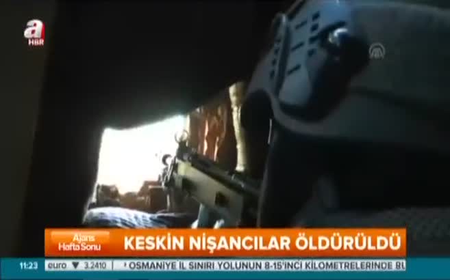 Kadın askerler vatan nöbetinde!
