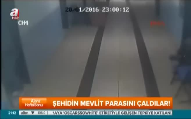 Şehidin mevlit parasını çaldılar!